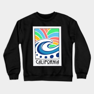 California waves Crewneck Sweatshirt